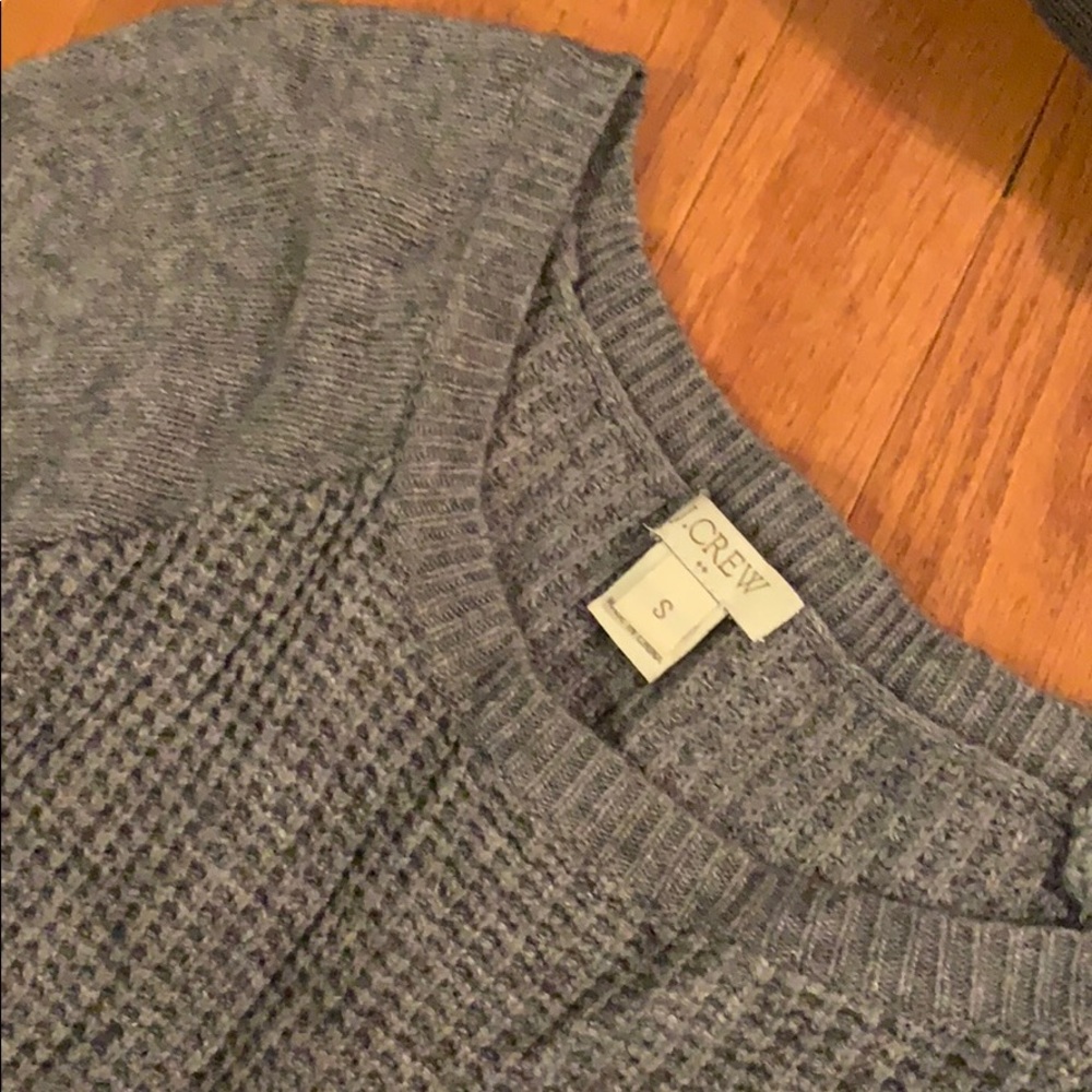 J Crew long sleeved grey sweater